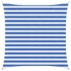  Napernyő Vászon Kék és Fehér 2 x 2 m HDPE