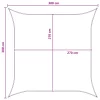  Napernyő Vászon Kék és Fehér 3 x 3 m HDPE