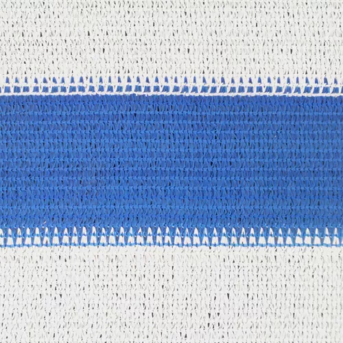  Napernyő Vászon Kék és Fehér 2,5 x 2,5 x 3,5 m HDPE