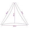  Napernyő Vászon Kék és Fehér 3,6 x 3,6 x 3,6 m HDPE