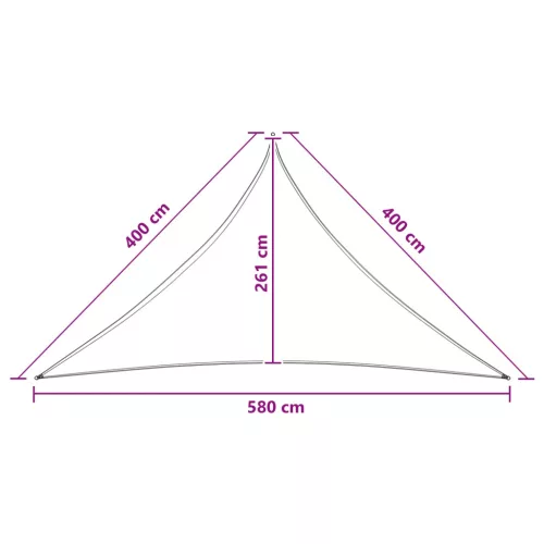  Napernyő Vászon 4 x 4 x 5,8 m HDPE