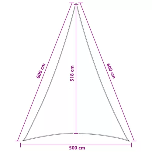 Napernyő Vászon 5 x 6 x 6 m HDPE