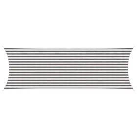  Napernyő Vászon Világosszürke és fehér 2 x 6 m HDPE