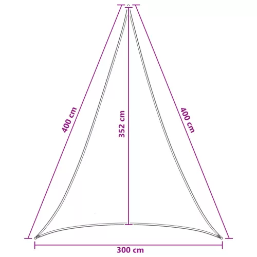  Napernyő Vászon 3 x 4 x 4 m HDPE
