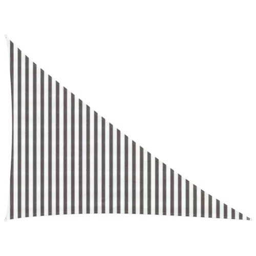  Napernyő Vászon Világosszürke és fehér 3 x 4 x 5 m HDPE