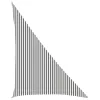  Napernyő Vászon Világosszürke és fehér 4 x 5 x 6,8 m HDPE