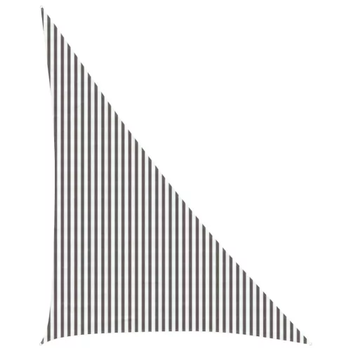  Napernyő Vászon Világosszürke és fehér 4 x 5 x 6,8 m HDPE