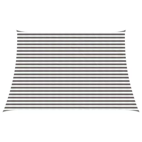 Napernyő Vászon Világosszürke és fehér 3 / 4 x 3 m HDPE