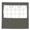  Parti sátor oldalfal 2 pcs 200 x 195 cm Antracitszürke