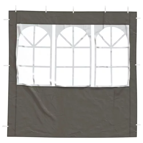  Parti sátor oldalfal 2 pcs 200 x 195 cm Antracitszürke
