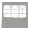  Parti sátor oldalfal 2 pcs 200 x 195 cm Világosszürke