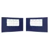  Parti sátor oldalfal 2 pcs 400 x 195 cm Kék PE és acél