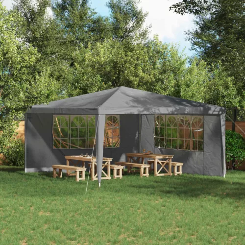  Parti sátor oldalfal 2 pcs 400 x 195 cm Világosszürke
