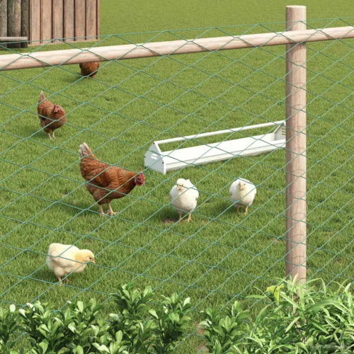  Láncszem Kerítés Zöld 2 x 10 m Acél