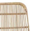  Étkezőszék 2 pcs Természetes 41 x 55 x 85 cm Rattan és acél