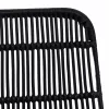  Étkezőszék 2 pcs Fekete 41 x 55 x 85 cm Rattan és acél