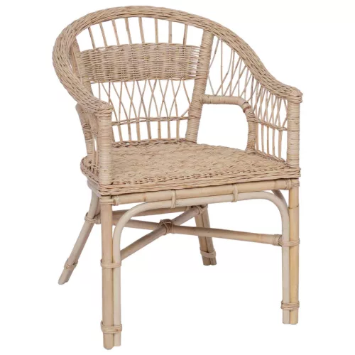  Összecsukható Szék Természetes 60 x 60 x 81 cm Rattan