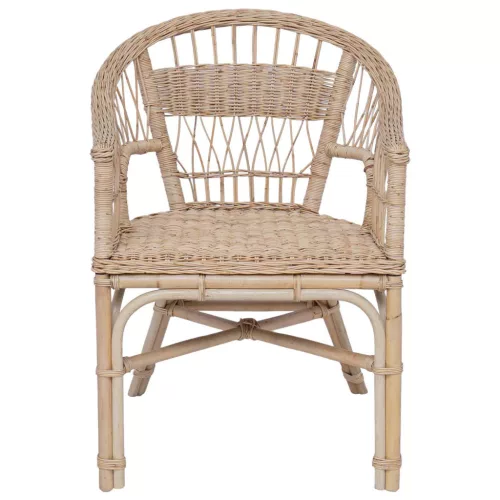  Összecsukható Szék Természetes 60 x 60 x 81 cm Rattan