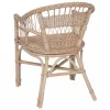  Összecsukható Szék Természetes 60 x 60 x 81 cm Rattan