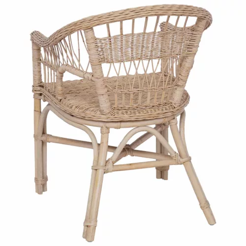 Összecsukható Szék Természetes 60 x 60 x 81 cm Rattan