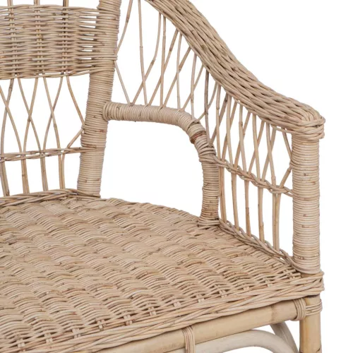  Összecsukható Szék Természetes 60 x 60 x 81 cm Rattan