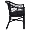  Összecsukható Szék Fekete 60 x 60 x 81 cm Rattan