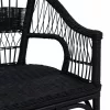  Összecsukható Szék Fekete 60 x 60 x 81 cm Rattan