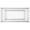  Gabion emelt ágy Ezüst 50 x 100 x 60 cm Horganyzott acél