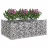  Gabion emelt ágy Ezüst 150 x 100 x 60 cm Horganyzott acél