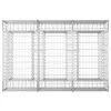  Gabion emelt ágy Ezüst 150 x 100 x 60 cm Horganyzott acél