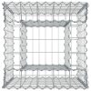  Gabion emelt ágy Ezüst 50 x 50 x 80 cm Horganyzott acél