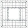  Gabion emelt ágy Ezüst 80 x 80 x 40 cm Horganyzott acél
