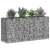  Gabion emelt ágy Ezüst 170 x 50 x 80 cm Horganyzott acél