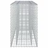  Gabion emelt ágy Ezüst 170 x 50 x 80 cm Horganyzott acél