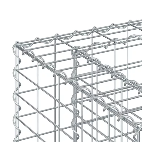  Gabion emelt ágy Ezüst 170 x 50 x 80 cm Horganyzott acél