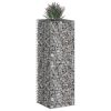  Gabion emelt ágy Ezüst 50 x 50 x 150 cm Horganyzott acél