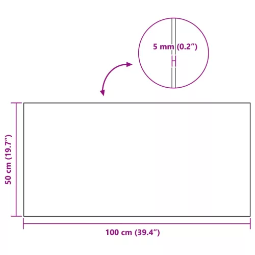  Parafa lap 6 pcs Barna 100 x 50 cm Parafa