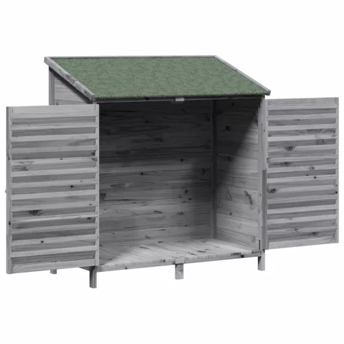  Kerti Szerkezet Szürke 106 x 56 x 113,5 cm Szilárd fenyőfa