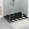  Zuhany Alap Tálca Dots-szal Fekete 120 x 80 x 4 cm ABS