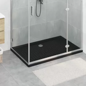  Zuhany Alap Tálca Dots-szal Fekete 120 x 80 x 4 cm ABS