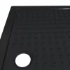  Zuhany Alap Tálca Dots-szal Fekete 120 x 80 x 4 cm ABS
