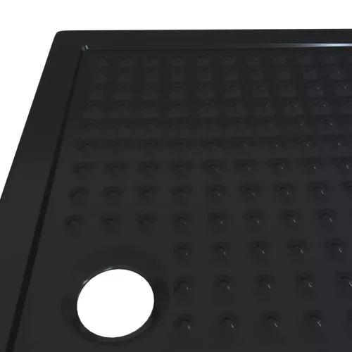  Zuhany Alap Tálca Dots-szal Fekete 120 x 80 x 4 cm ABS