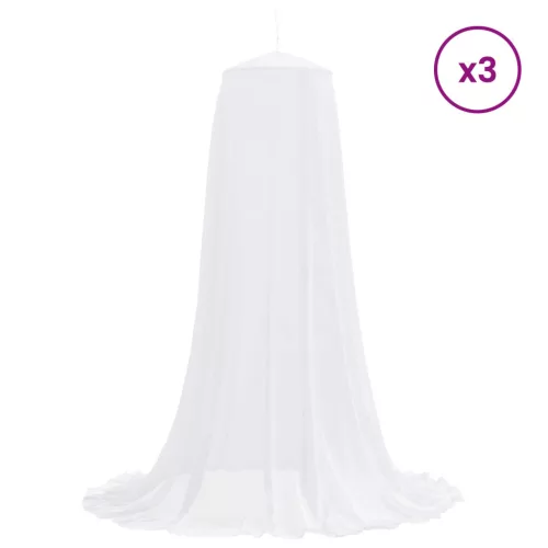  Ágyi poloska háló 156 hálós 3 pcs Fehér Poliészter