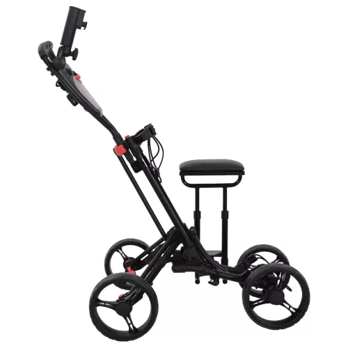  Golf Kocsi Üléssel Fekete 85 x 67 x 114 cm Alumínium