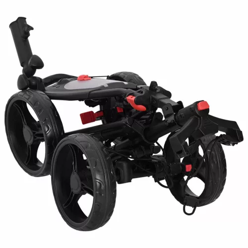  Golf Kocsi Üléssel Fekete 85 x 67 x 114 cm Alumínium