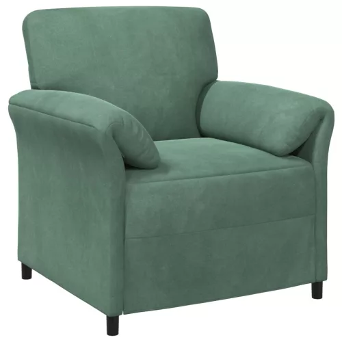  1 személyes kanapé Tengeri Zöld 88 x 83 x 95 cm Bársony