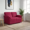  Kétüléses Kanapé Bordó 138 x 83 x 95 cm Bársony