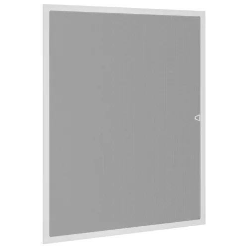  Rovarháló ablakra Fehér 110 x 130 cm Alumínium és Üvegszál