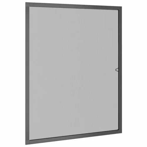  Rovarháló ablakra Antracit 110 x 130 cm Alumínium és Üvegszál