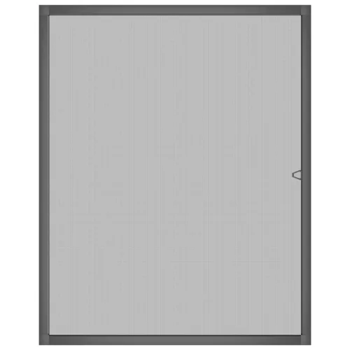  Rovarháló ablakra Antracit 130 x 150 cm Alumínium és Üvegszál